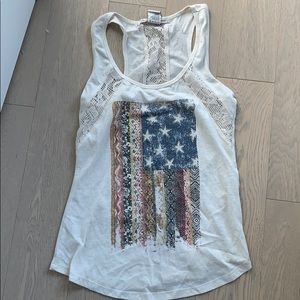 Lucky Brand American flag tank top